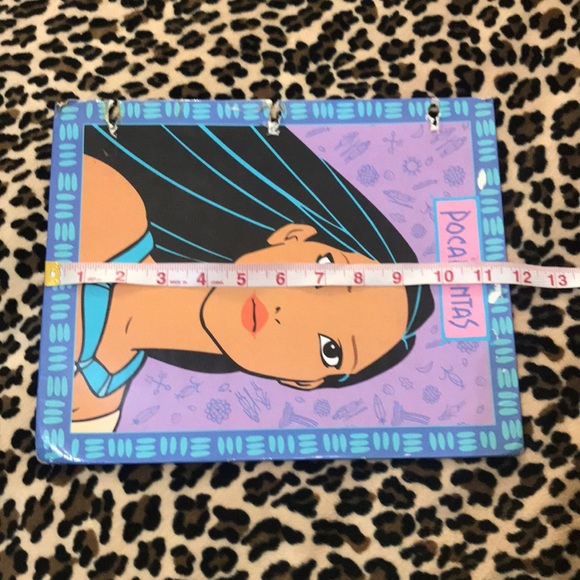 Disney POCAHONTAS Vintage File Folder 90s 🌻 Princess Colors of the Wind School - Picture 4 of 16